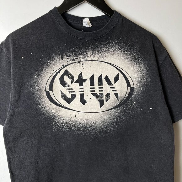 Stux Tour T Shirt Vintage Y2K Medium M Adult Black Graphic Tee - Picture 14 of 16